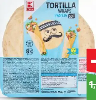 K-Classic Tortilly proteinové