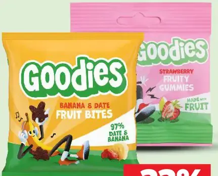 Goodies banánovo-datľové kúsky