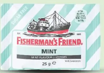 Fisherman's Friend komprimát bez cukru