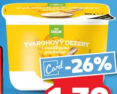 K-Classic Tvarohový dezert s vanilkovou príchuťou