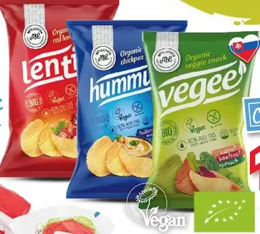 BIO Snack rôzne druhy