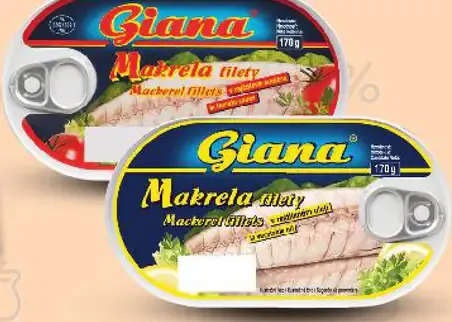 Giana Filety z makrely