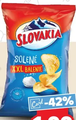 Slovakia zemiakové lupienky solené