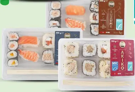 Sushi rôzne druhy