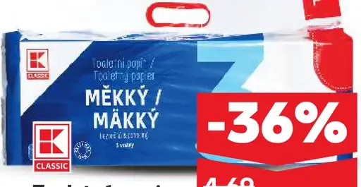 K-Classic Toaletný papier 3-vrstvový