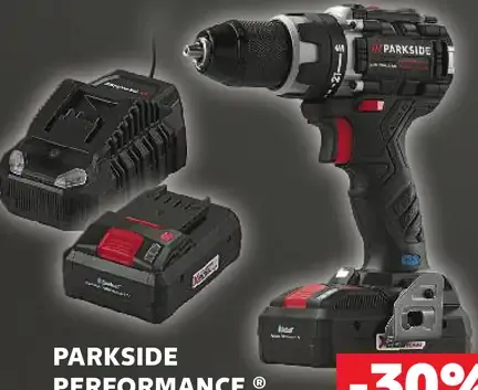 PARKSIDE PERFORMANCE Aku vŕtací skrutkovač