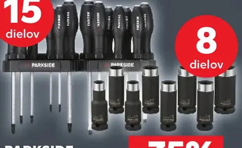 PARKSIDE PERFORMANCE Súprava kľúčov alebo skrutkovačov