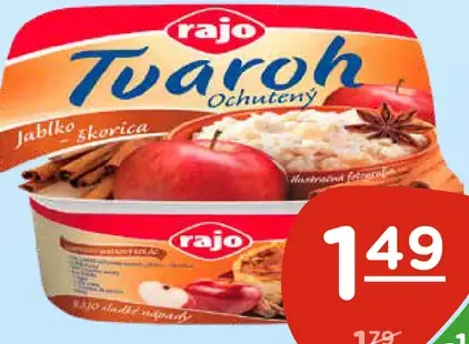 Rajo tvaroh ochutený