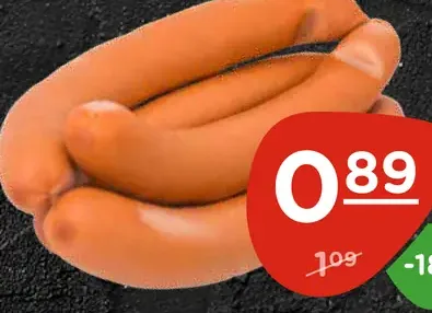 Kostelecké uzeniny párky s teľacím mäsom