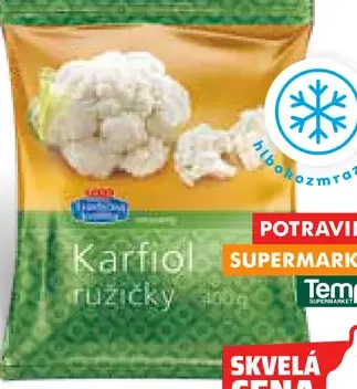 Tradičná kvalita Karfiol ružičky hlbokozmrazený