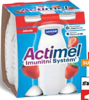 Danone Actimel jahodový