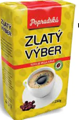 Zlatý výber mletá káva