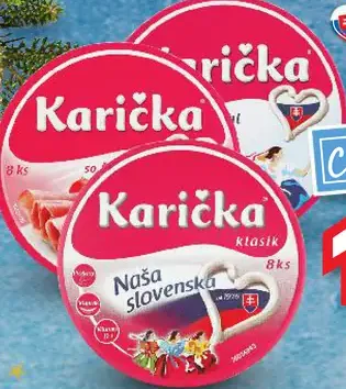 Karička Tavený syr Klasik Naša slovenská