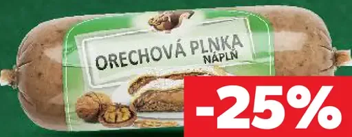 Orechová plnka