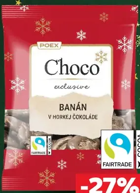 Poex Choco Banány v horkej čokoláde