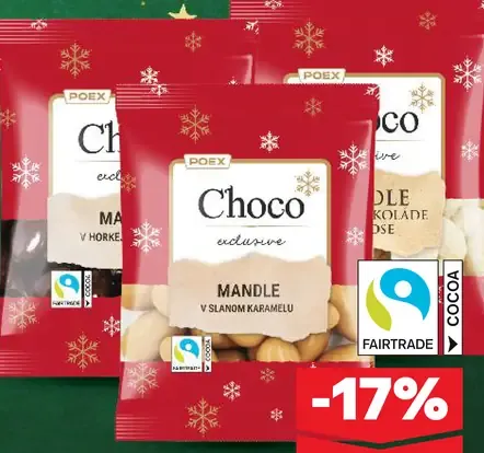 Poex Mandle v čokoláde