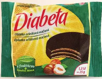 Diabeta Oblátka polomáčaná s fruktózou