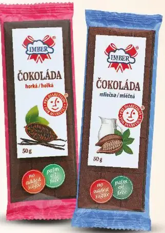 Iber čokoláda bez pridaného cukru