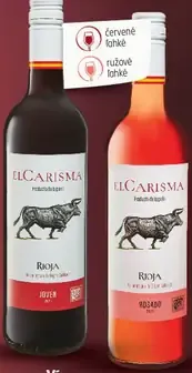 El Carisma Rioja vino rôzne druhy Španielsko 0,75l