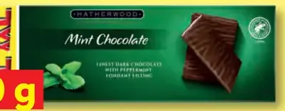 Mint Chocolate čokoládovo-mätové tabuľky