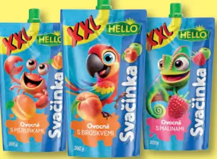 Hello Ovocná kapsička rôzne druhy