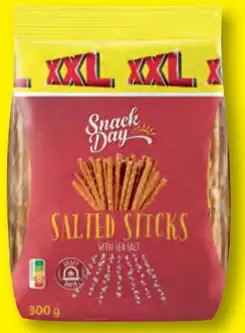 Slané tyčinky s morskou soľou