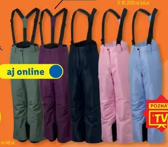 Crivit Lyžiarske nohavice