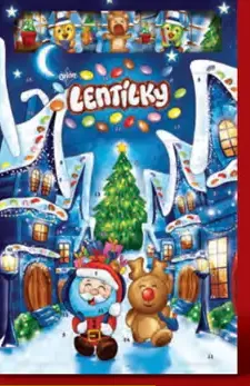 Lentilky adventný kalendár