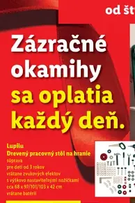 Lupilu Drevený pracovný stôl na hranie
