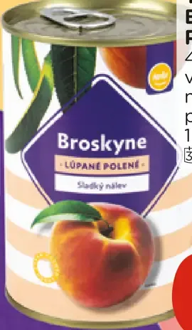 Terka broskyne polené