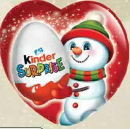 Kinder Surprise srdce