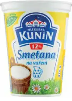 Mlékárna Kunín smotana na varenie 12 %