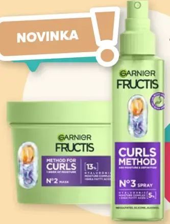 Garnier Fructis Curls Method sprej, maska