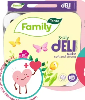 Tento Family Delicate toaletný papier