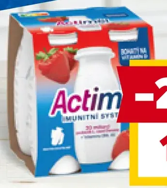 Danone Actimel rôzne druhy