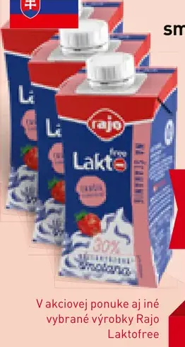 Rajo Lakto free smotana na šľahanie