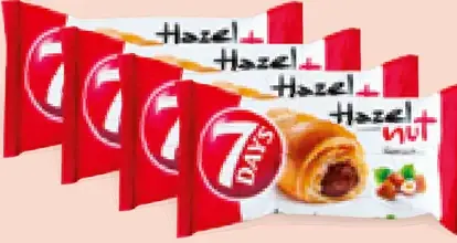 7Days croissant s kakaovou lieskovcovou náplňou