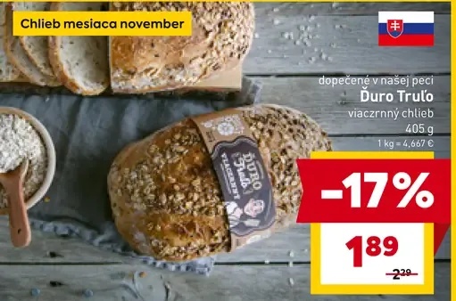 Duro Trutlo viaczrnný chlieb