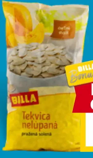 BILLA tekvica nelúpaná pražená, solená