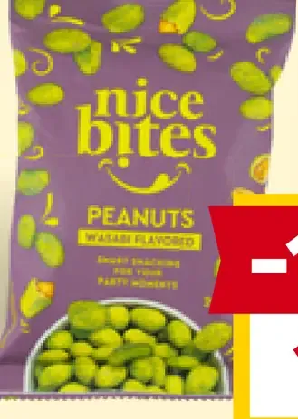 Nice bites arašidy wasabi