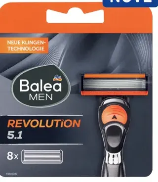 Balea MEN REVOLUTION 5.1 náhradné holiace hlavice
