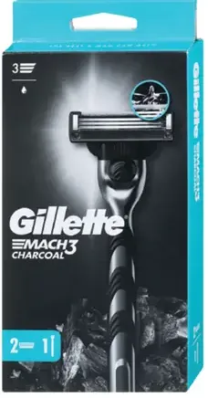 Gillette MACH3 CHARCOAL pánsky holiaci strojček