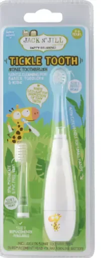 Jack N’ Jill Tickle Tooth sonická detská zubná kefka