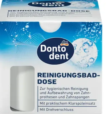 Dontodent nádoba na čistenie protézy