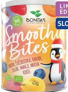 BONITAS ORGANIC Smoothie Bites zmes sušeného ovocia
