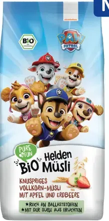 PURE & FUN PAW PATROL celozrnné müsli