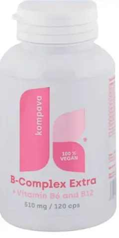 Kompava B-Complex Extra + Vitamin B6 + B12 kapsuly