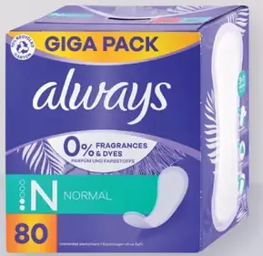 Always NORMAL hygienické slipové vložky