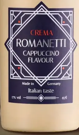 Romanetti Cappuccino likér