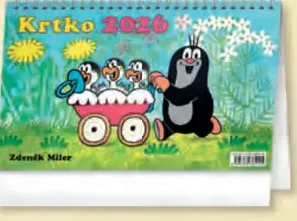 Stolový kalendár Krtko